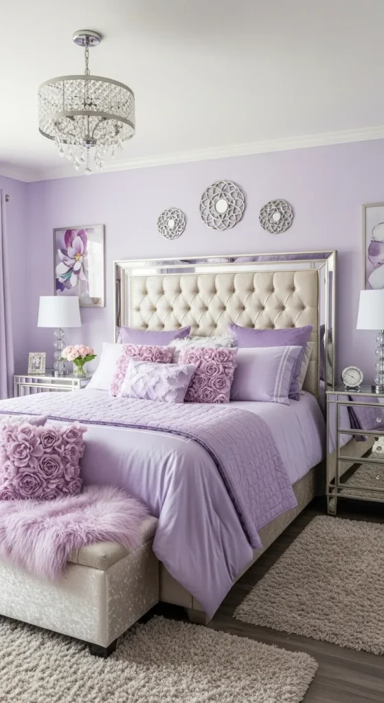 Soft Lavender Roolm 20 Soft Lavender Bedroom Ideas to Transform Your Room into a Peaceful Oasis