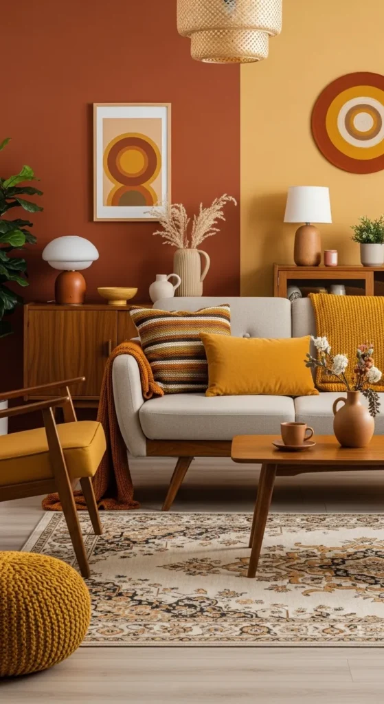 20 Retro Living Room Ideas That Bring Vintage Style Back