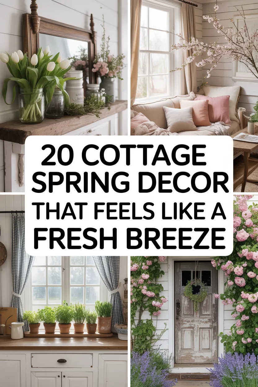 20 Cottage Spring Home Decor Ideas That Celebrate Nature’s Beauty