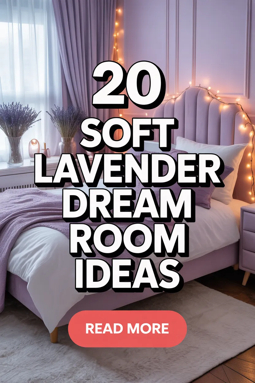 20 Soft Lavender Bedroom Ideas to Transform Your Room into a Peaceful Oasis