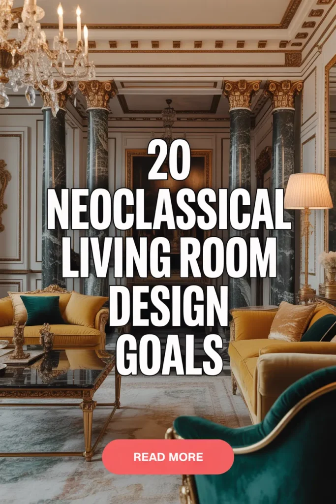 20 Neoclassical Interior Living Rooms to Bring Classic Beauty into ...