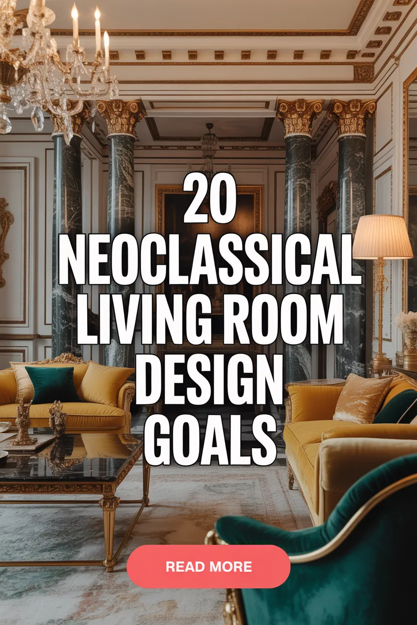 20 Neoclassical Interior Living Rooms to Bring Classic Beauty into ...