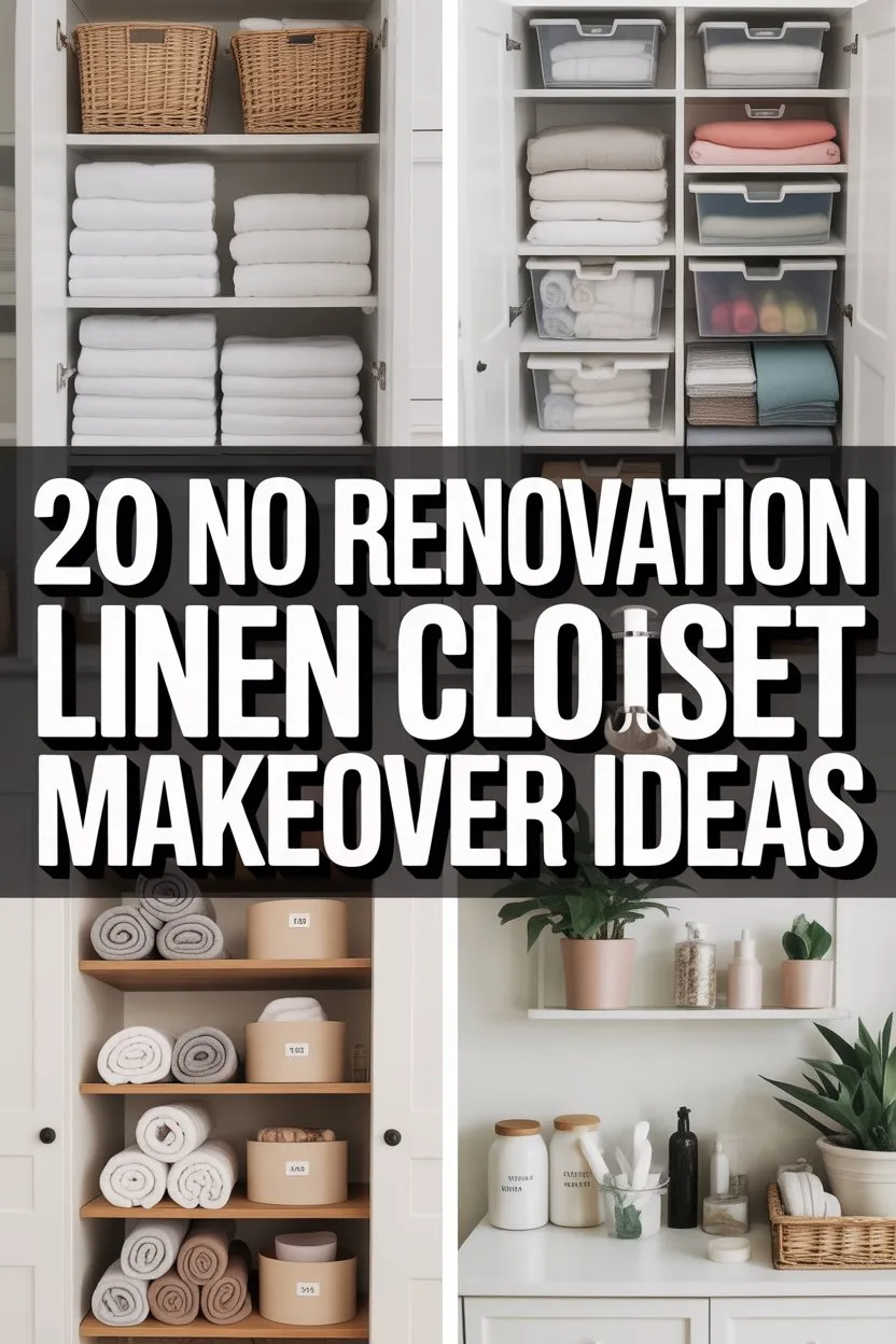 No-Renovation Budget Linen Closet Makeover Guide