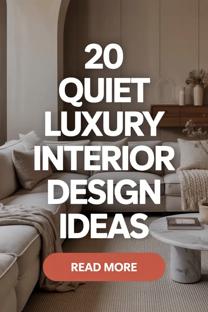 20 Quiet Luxury Home Decor That Looks Effortlessly Expensive