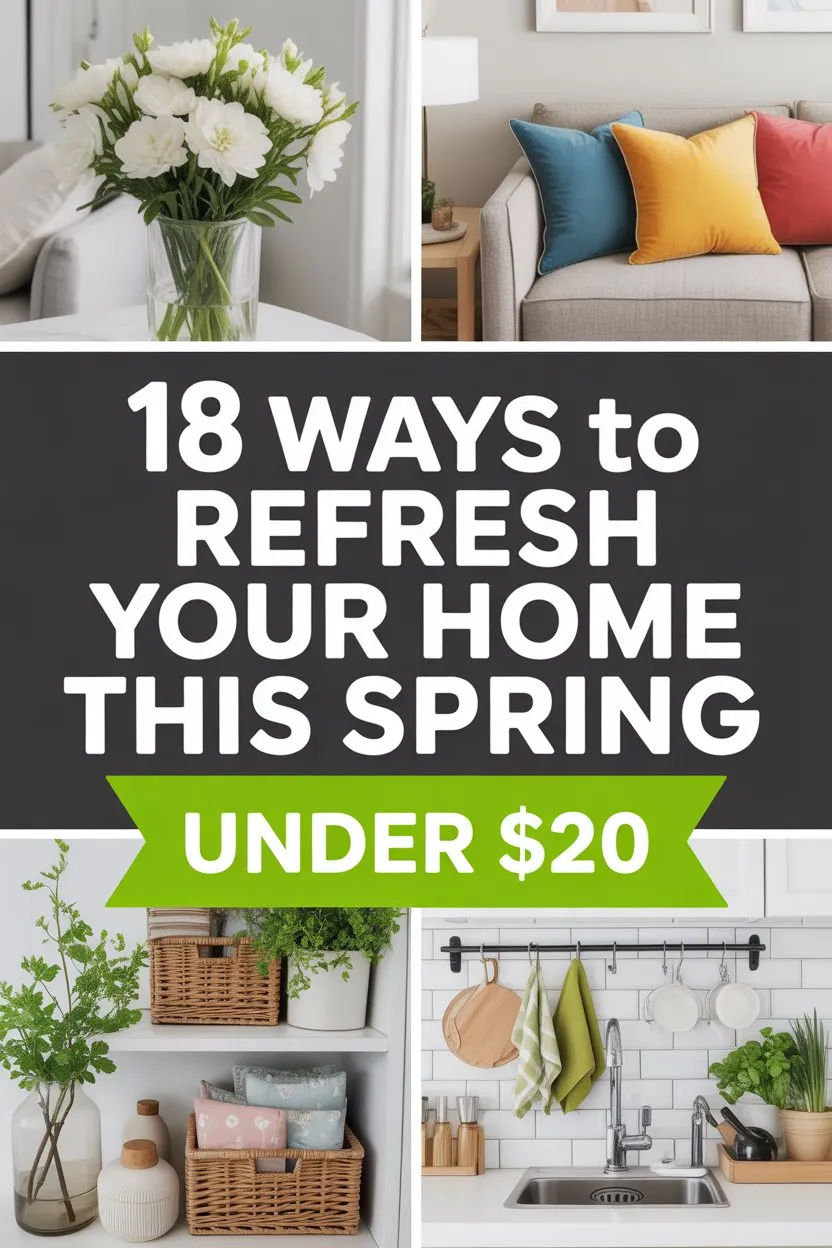 18 Ways to Refresh Your Home for Spring (Under $20)