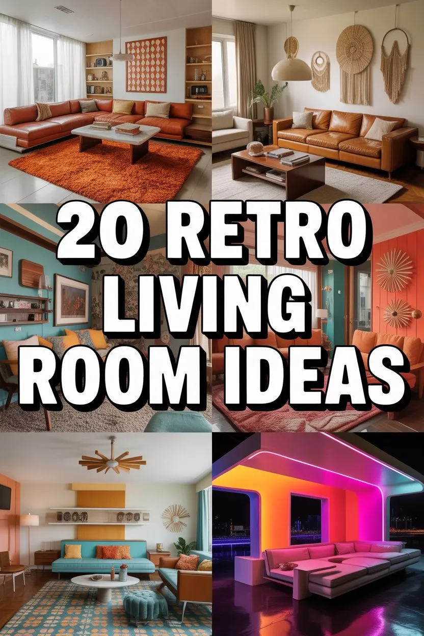 20 Trending Retro Living Room Ideas That Bring Vintage Style Back