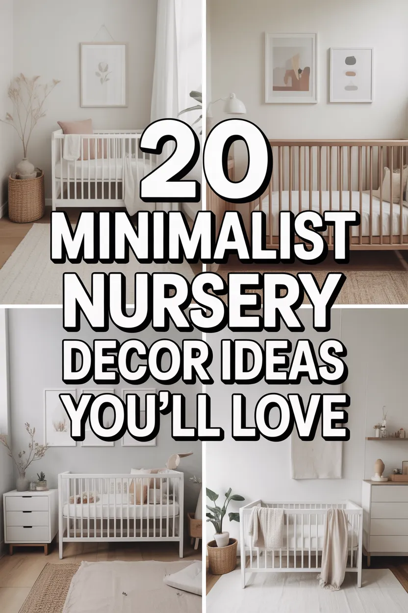 20 Modern Minimalist Baby Room Ideas That Reflect Your Clean and Calm Style