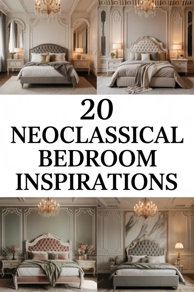 20 Neoclassical Bedroom Inspirations for a Gorgeous and Inviting Atmosphere