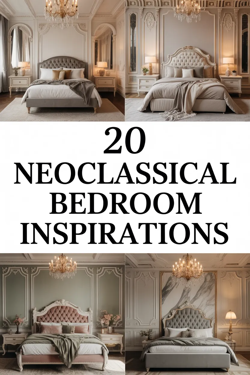 20 Neoclassical Bedroom Inspirations for a Gorgeous and Inviting Atmosphere