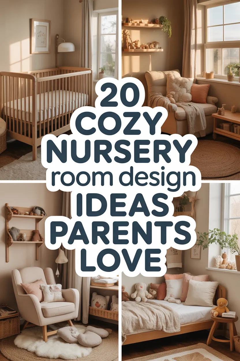 20 Nursery Room Design Ideas to Blend Style and Comfort Seamlessly