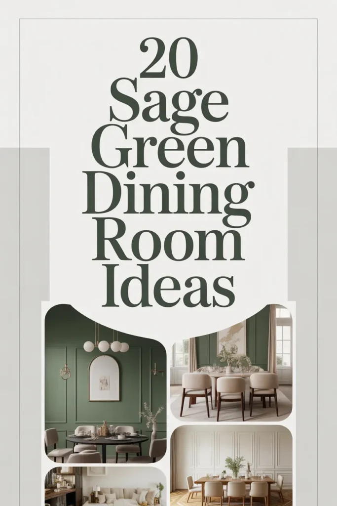 20 Sage Green Dining Room Ideas That Highlight Versatility and Elegance