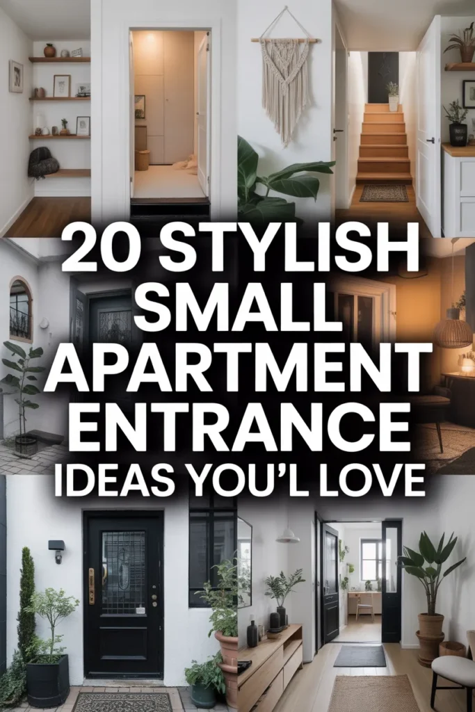 20 Small Apartment Entrance Ideas to Turn Your Entryway Into a ...