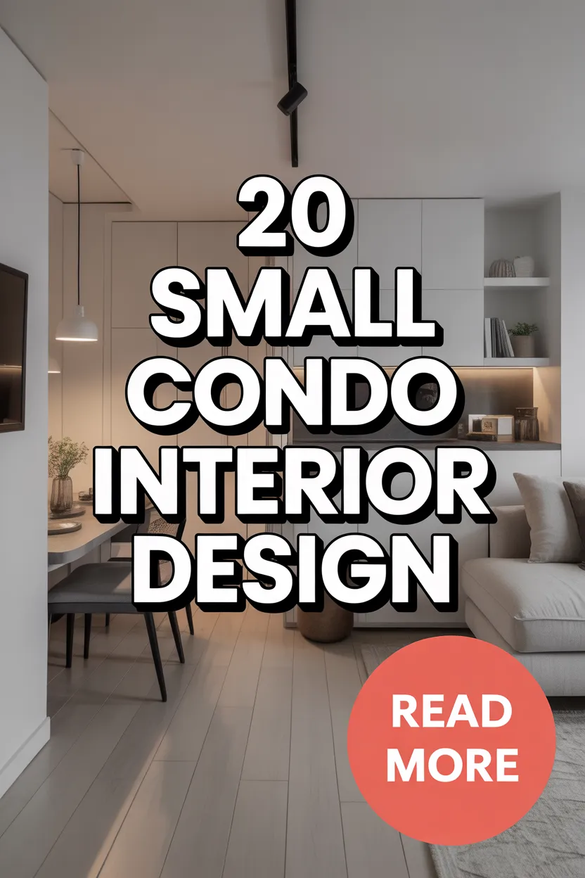 20 Tiny Condo Interior Design Tips to Maximize Function Without ...