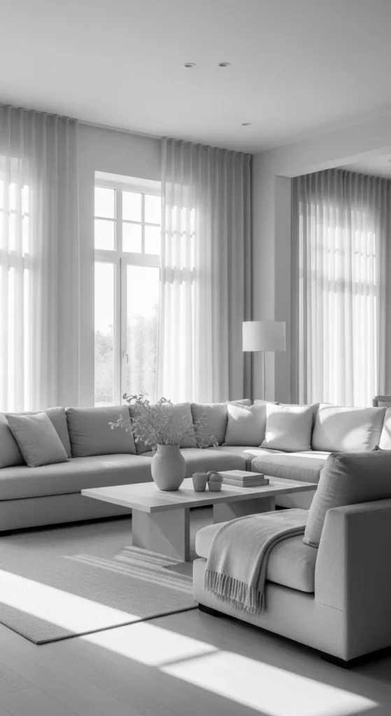 20 Monochromatic Living Room Ideas for Clean, Curated Modern Interiors