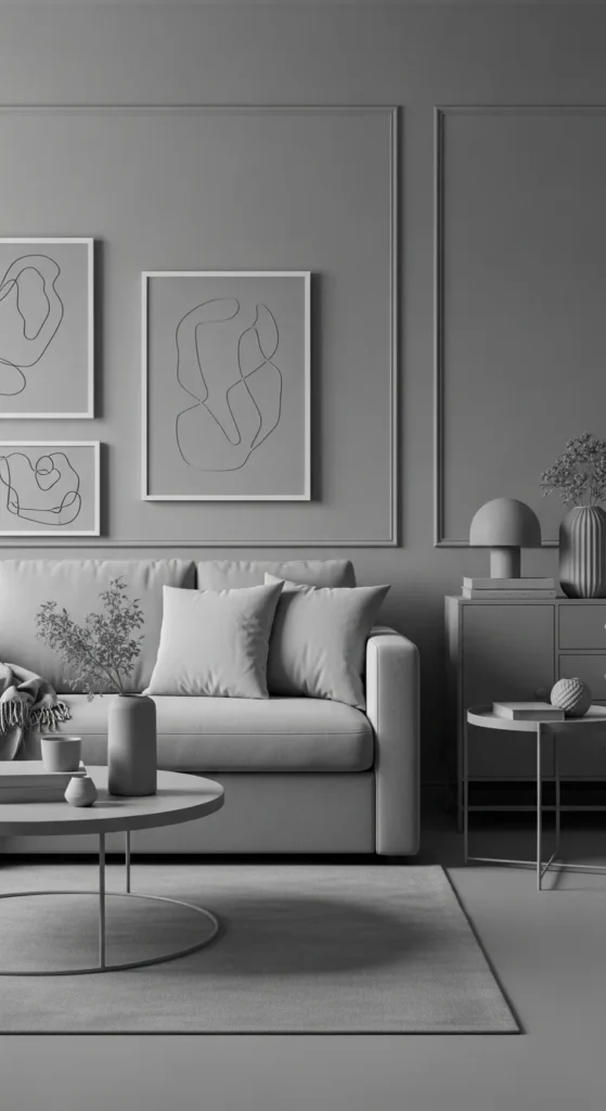 20 Monochromatic Living Room Ideas for Clean, Curated Modern Interiors