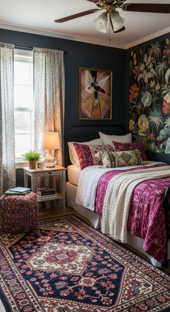 Small Room Feeling Flat? Small Maximalist Bedroom Ideas for Bold, Cozy ...