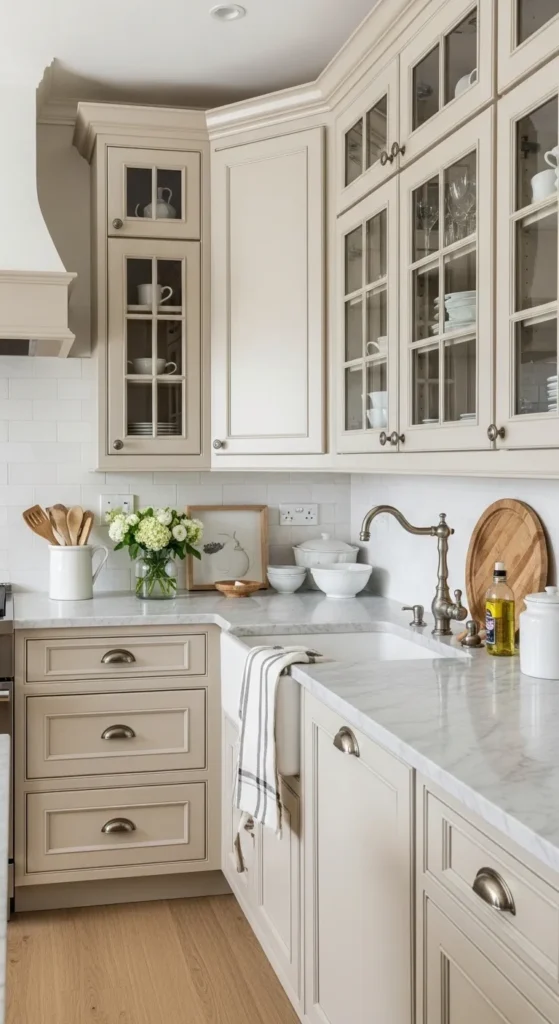 18 Oak Kitchen Cabinets with Marble Countertops That Wow