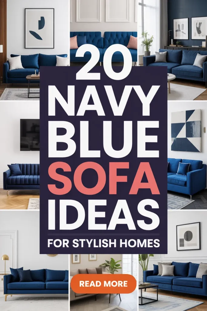 20 Blue Couch Decor Ideas That Instantly Elevate Your Living Room