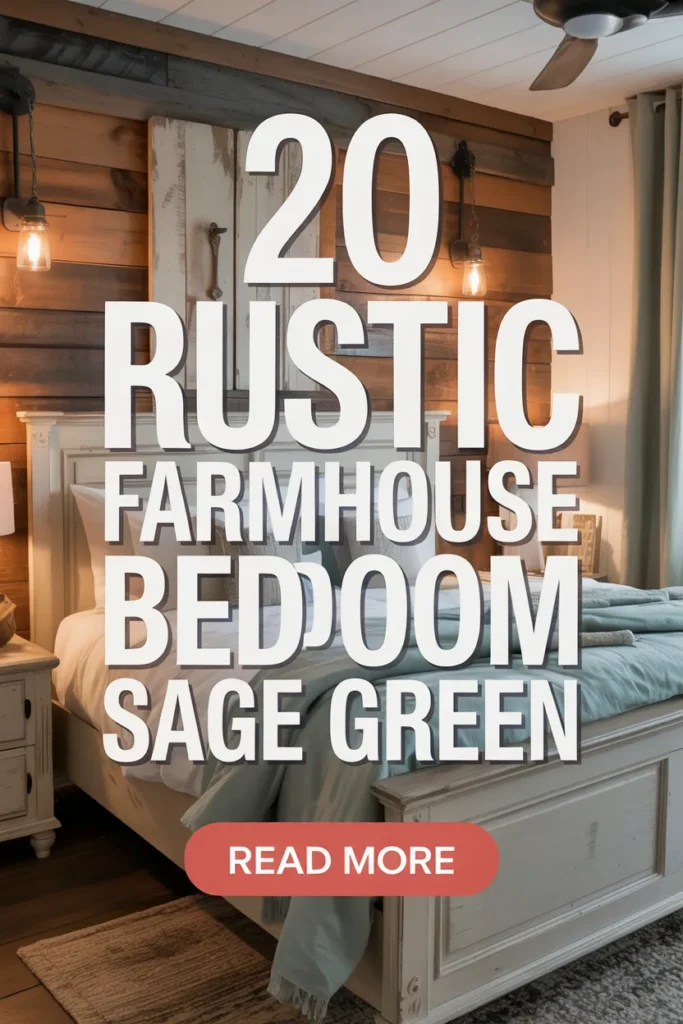 20 Sage Green Farmhouse Bedroom Decor That Never Goes Out of Style