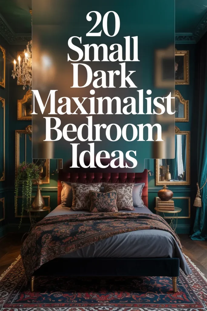 Small Room Feeling Flat? Small Maximalist Bedroom Ideas for Bold, Cozy ...