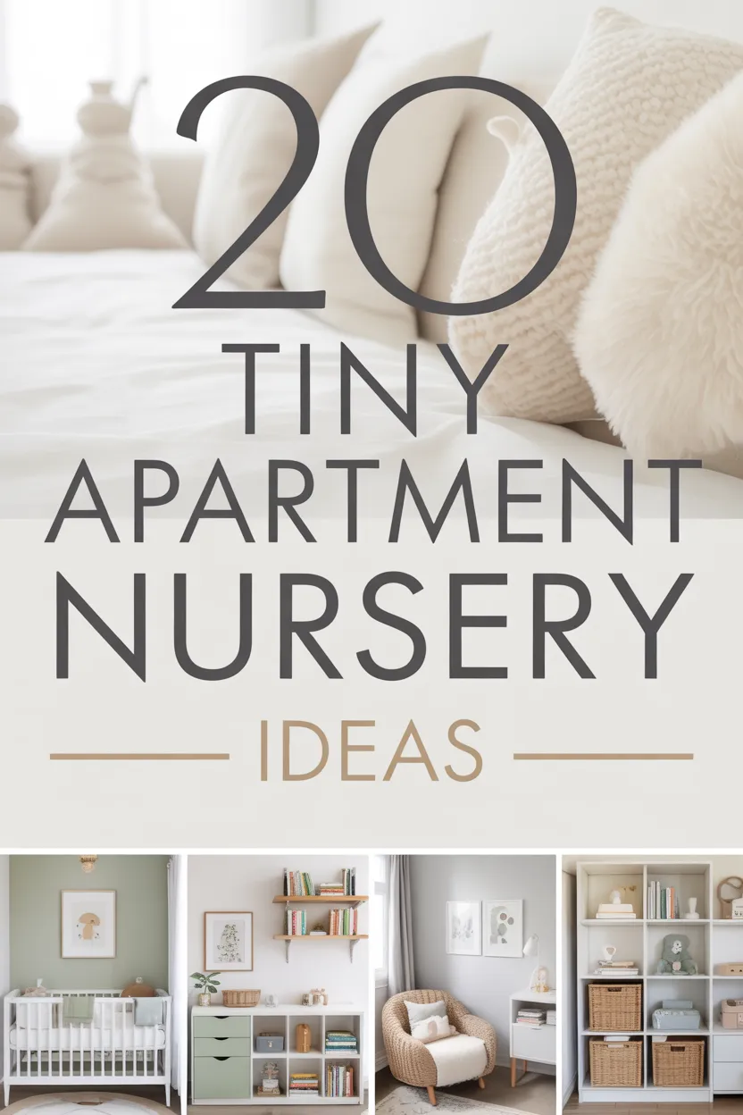 20 Tiny Apartment Nursery Setup for Modern Small Apartments