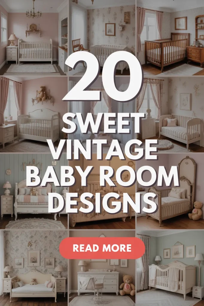 20 Vintage-Inspired Nursery Design for a Sweet & Classic Look
