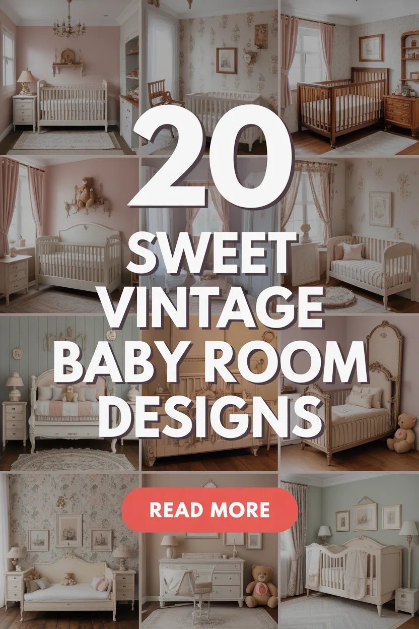 20 Vintage-Inspired Nursery Design for a Sweet & Classic Look