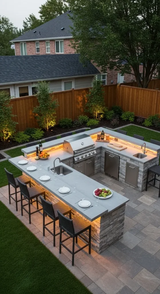 10 Outdoor Kitchen Design Ideas to Upgrade Small Backyards