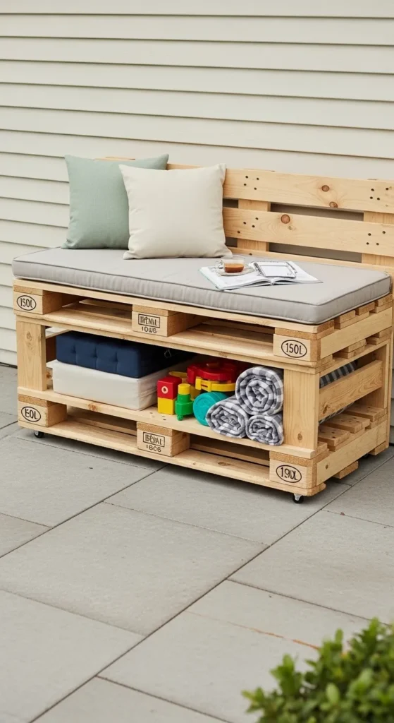 Storage Ideas Using Pallets 10 Outdoor Pallet Projects That Look Expensive but Cost Almost Nothing