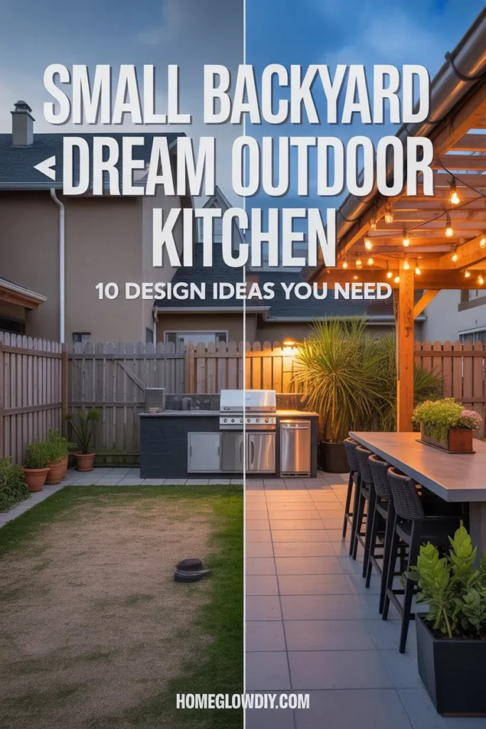 10 Outdoor Kitchen Design Ideas to Upgrade Small Backyards