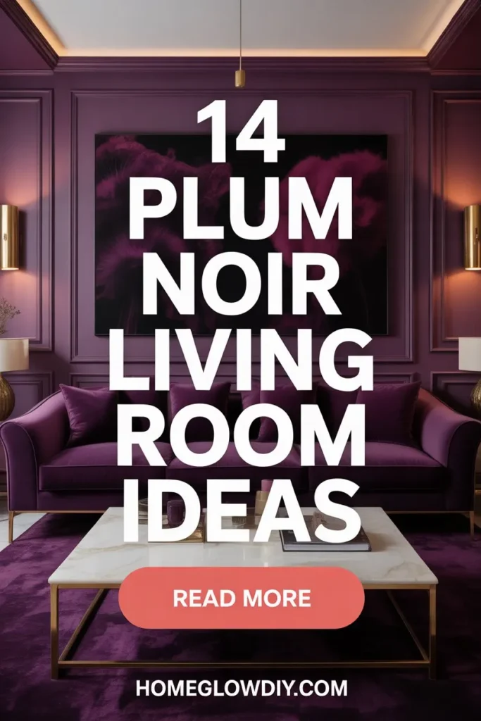 14 Plum Noir Living Room Ideas Dull Room to Dark Glamour Haven