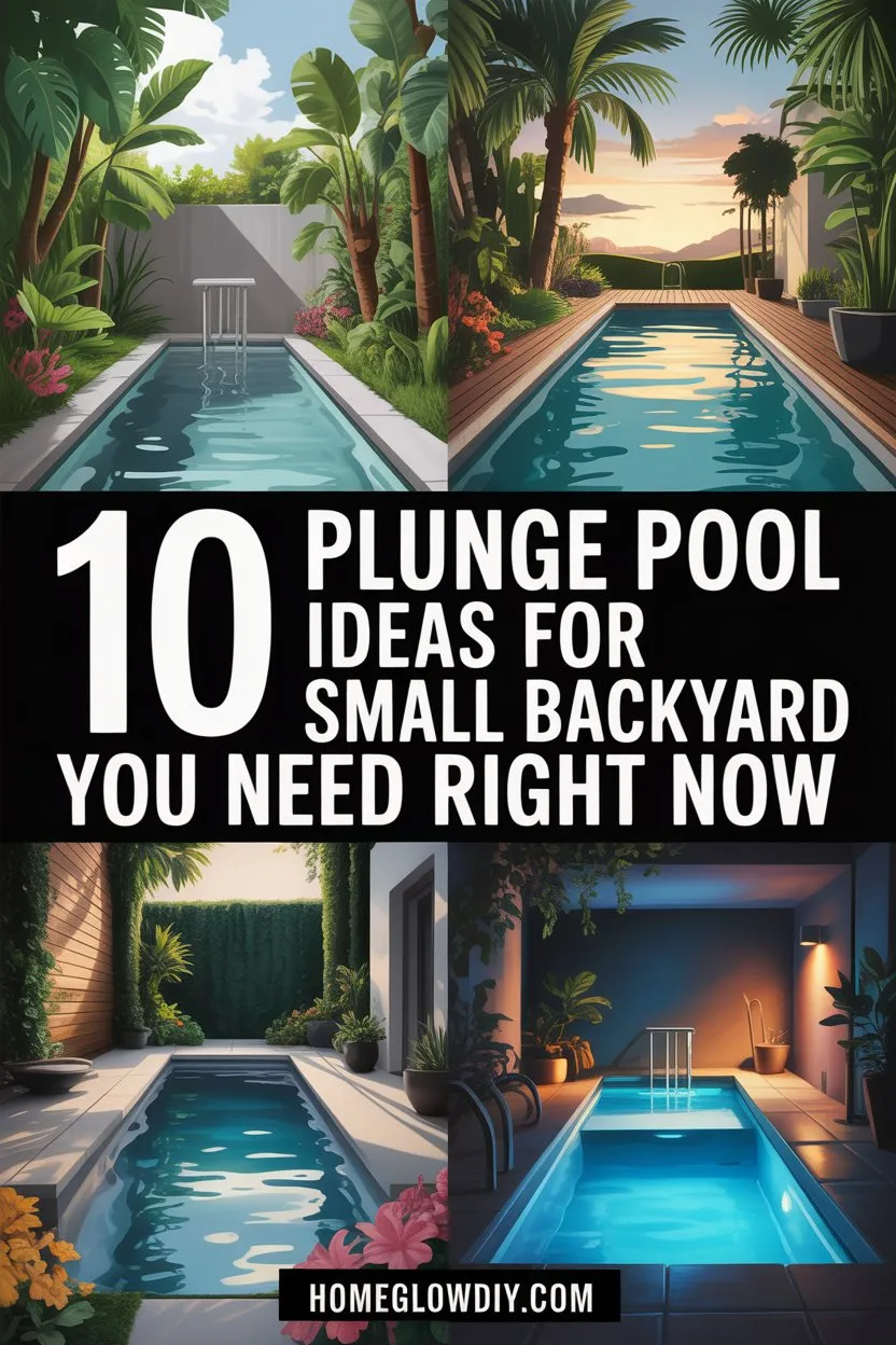 10 Plunge Pool Ideas Small Backyard to Resort Worthy Pool Haven