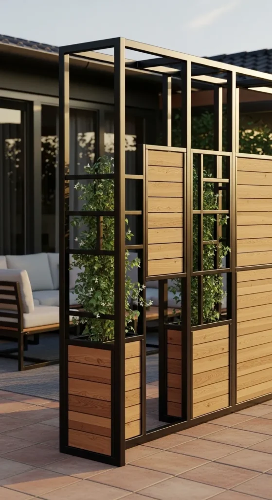15 Modern Farmhouse Trellis Ideas Plain Garden to Rustic Dream
