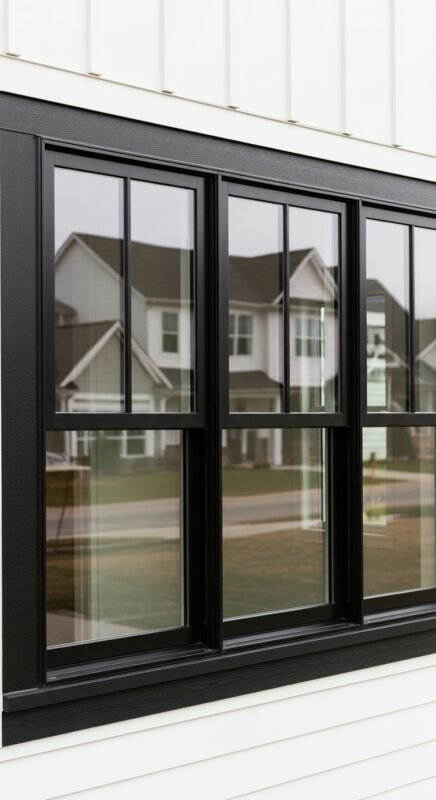 15 Black Window Interior Design Ideas Plain Room to High Contrast