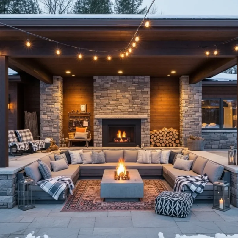 15 Fire Pit Pergola Roof Ideas That Turn Any Backyard Into a Luxury ...