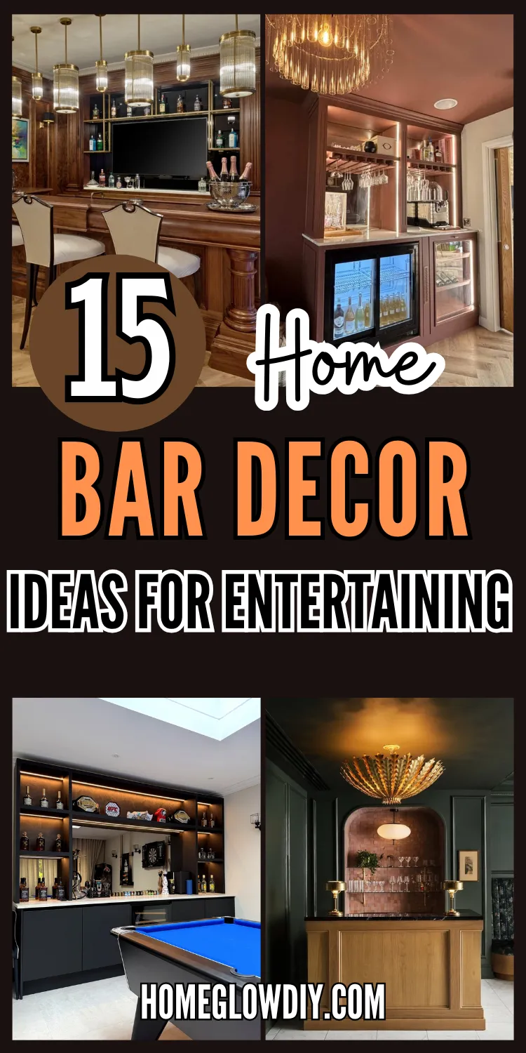 15 Stunning Home Bar Decor Ideas for Entertaining Plain Space to Social Hub