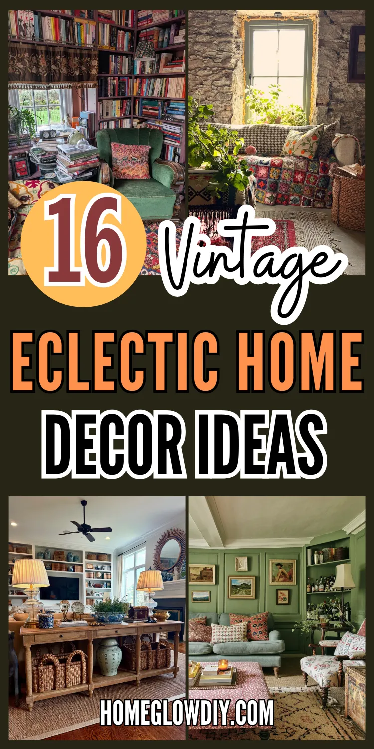 16 Vintage Eclectic Home Decor Ideas Plain Space to Curated Sanctuary