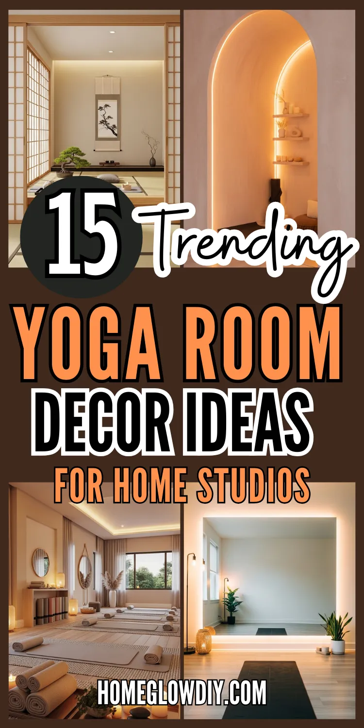 15 Beautiful Yoga Room Decor Ideas for Home Studios That Instantly Feel ...