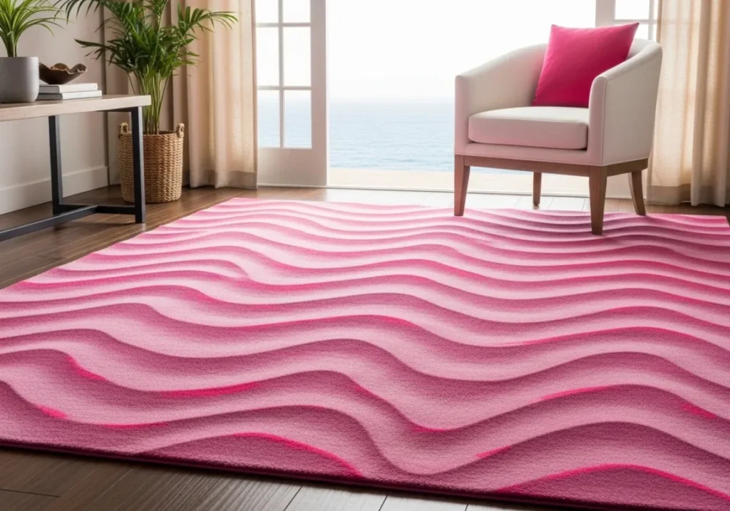 10 Hot Pink Rug Ideas for Living Room High Fashion Statement