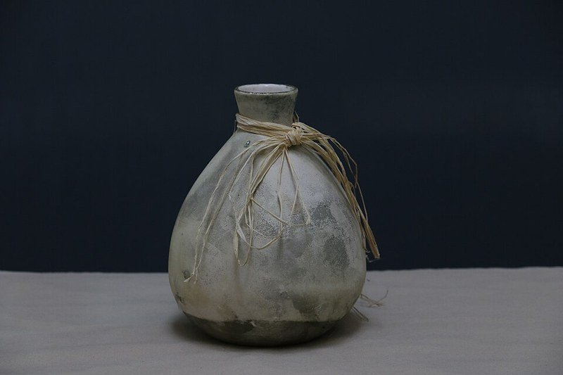 Dried flowers and branches in a vase for simple fall decor